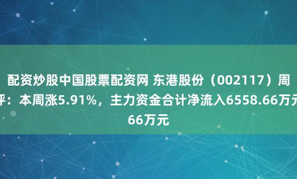 配资炒股中国股票配资网 东港股份（002117）周评：本周涨5.91%，主力资金合计净流入6558.66万元