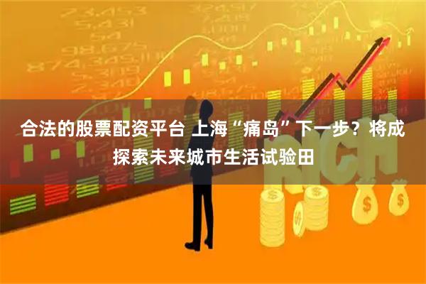 合法的股票配资平台 上海“痛岛”下一步？将成探索未来城市生活试验田